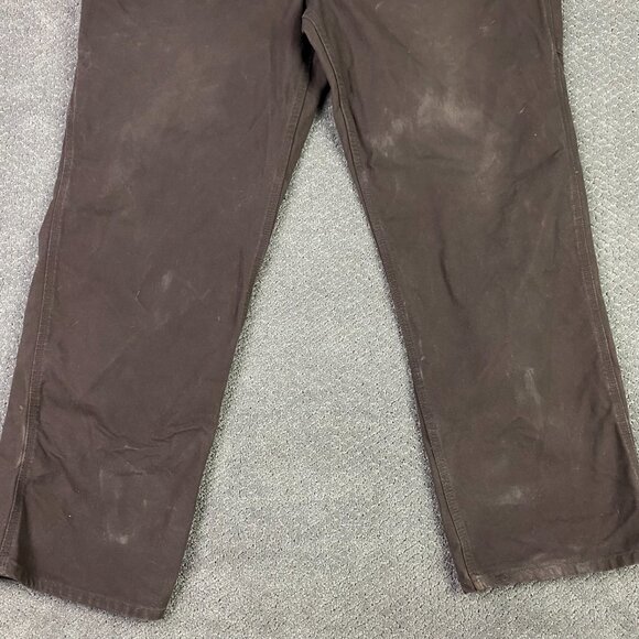 Carhartt B11 DKB Original Dungaree Fit Carpenter Work Pants 42x34 Actual 40x32.5 - Picture 3 of 13